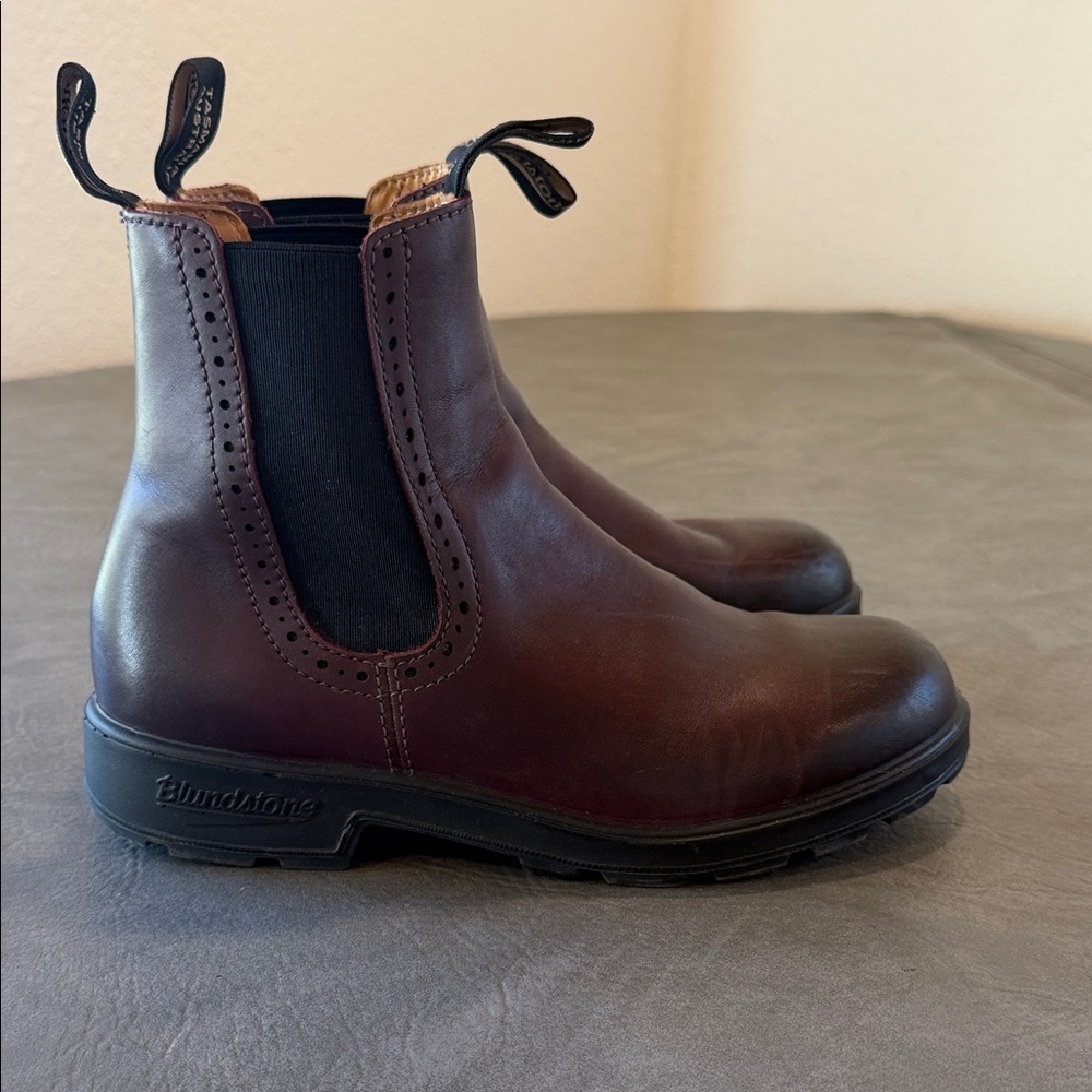 Blundstone Men's Dark Brown Leather Chelsea Boots